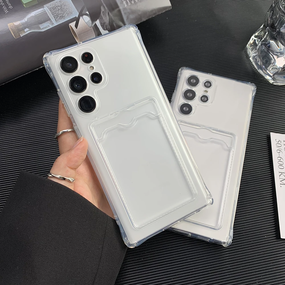 Sleek Card Holder Soft Cover Smartphone Case