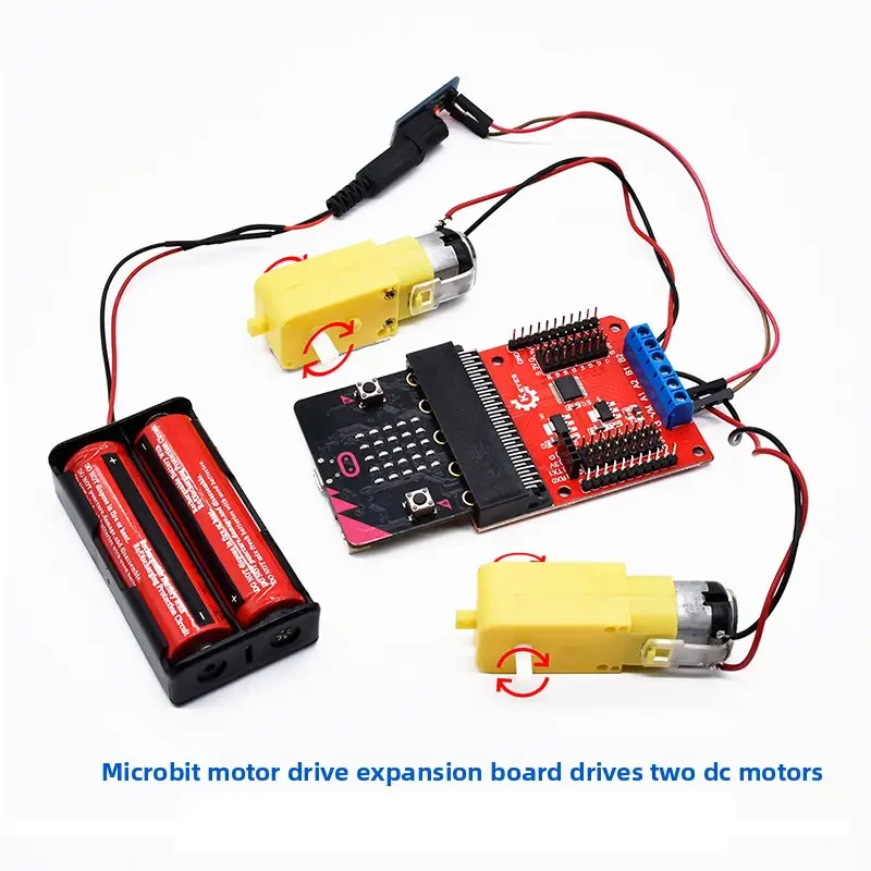 micro:bit Motor Drive Expansion Board - For BBC micro:bit Development Board, DIY Programming Experiment Accessories image 1