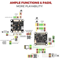 FlyWarp F4 FC F405 F7 FC F722 Flight Controller 55A/65A 4in1 ESC 4-8S Stack ICM42688 30.5X30.5mm for FPV Drones rc airplane 3