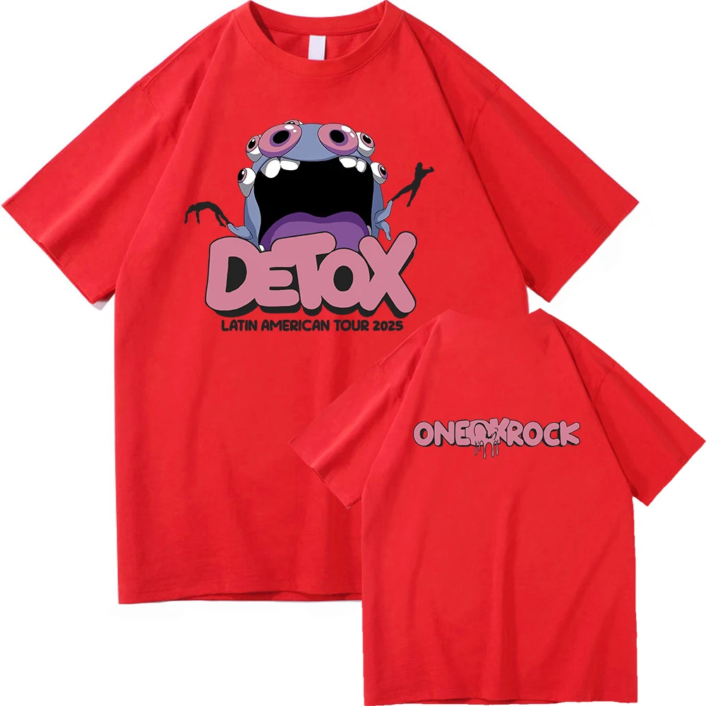 One Ok Rock デトックストゥア 2025 Tシャツファッション男性/女性服