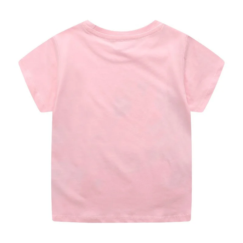 Jumping Meters 2-7T Rainbow New Designs Girls T Shirts Summer Children's Clothes Short Sleeve Kids Tees Tops Baby Costume Shirt 4