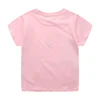 Jumping Meters 2-7T Rainbow New Designs Girls T Shirts Summer Children's Clothes Short Sleeve Kids Tees Tops Baby Costume Shirt 4