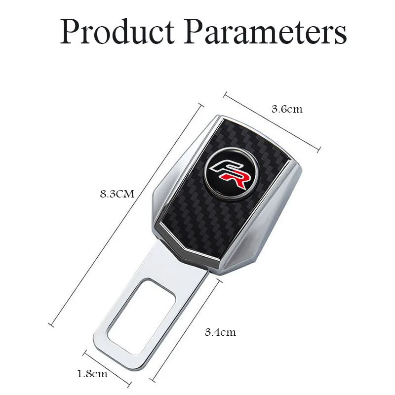 Car seat belt clip extender lock plug is suitable for Seat FR Alhambra Ateca Arona Altea Toledo Tarraco car interior accessories