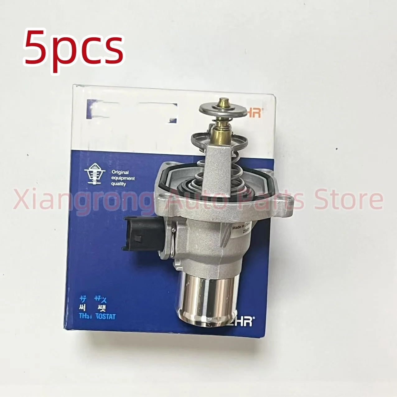 5pcs Engine Coolant Thermostat Assembly OEM# 96984104 25193683 55597008 For Chevrolet Cruze Sonic Aveo Astra Zafira Signum