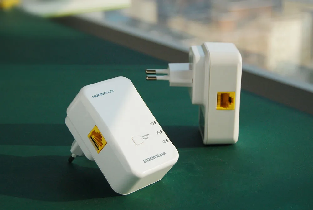 7inova AV200 Ethernet Powerline Adapter Start Kit| HomePlug AV Adapters| Mini Size|Plug&Play