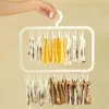 Clothes Hanger for Drying Socks with Sturdy Material Double Layer Clothes Hangers Suitable for Keep Closet Neat and Organized 1