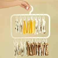 Clothes Hanger for Drying Socks with Sturdy Material Double Layer Clothes Hangers Suitable for Keep Closet Neat and Organized 1