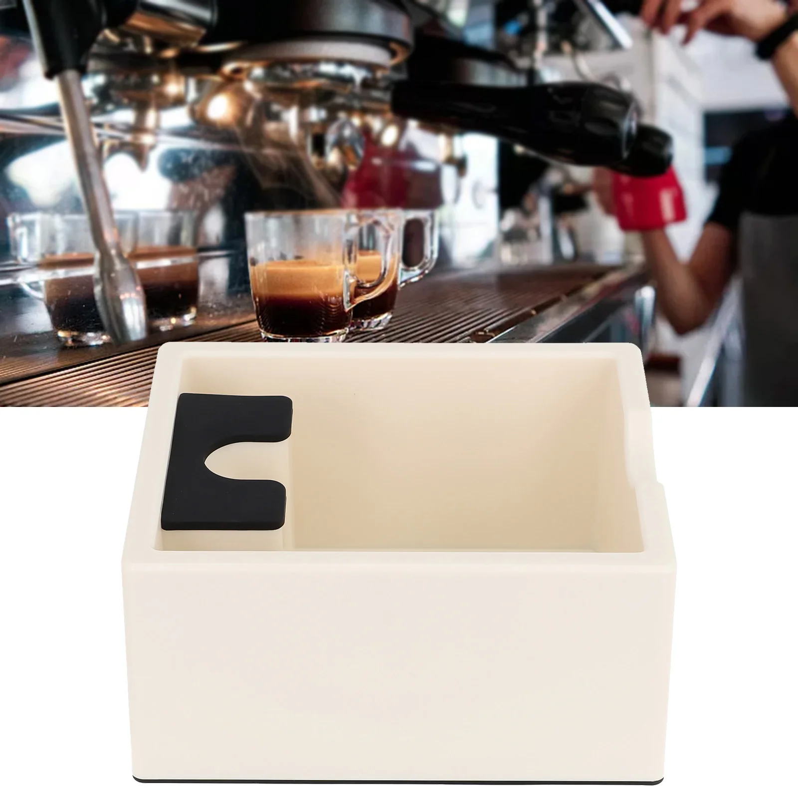 

Coffee Accessories Coffee Knock Box Household Kitchen Detachable Embedded Noise-Reducing Non-Slip Stable Brand New