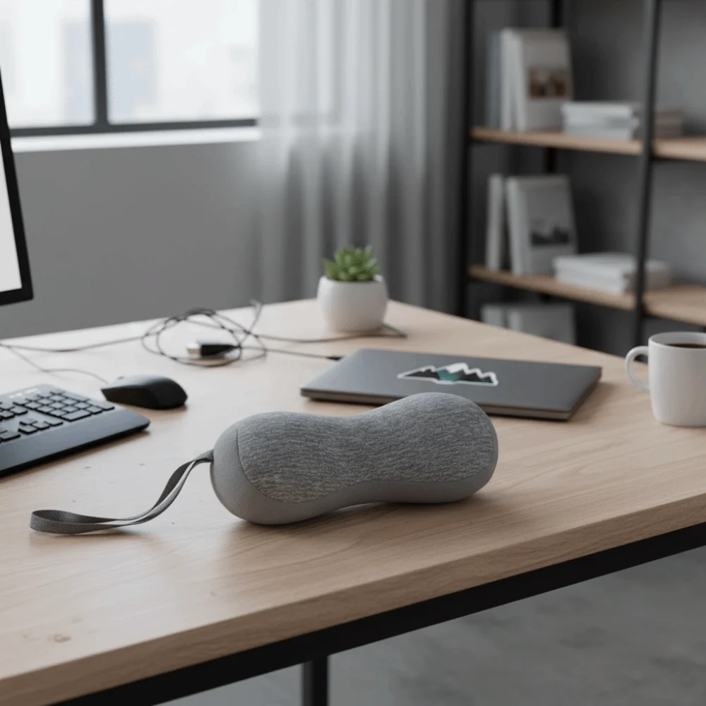 Soft Mini Neck Pillow Breathable Preventing Shrinkage Office Sleeping Pillow High Rebound Anti-wrinkle Nap Pillow Airplane