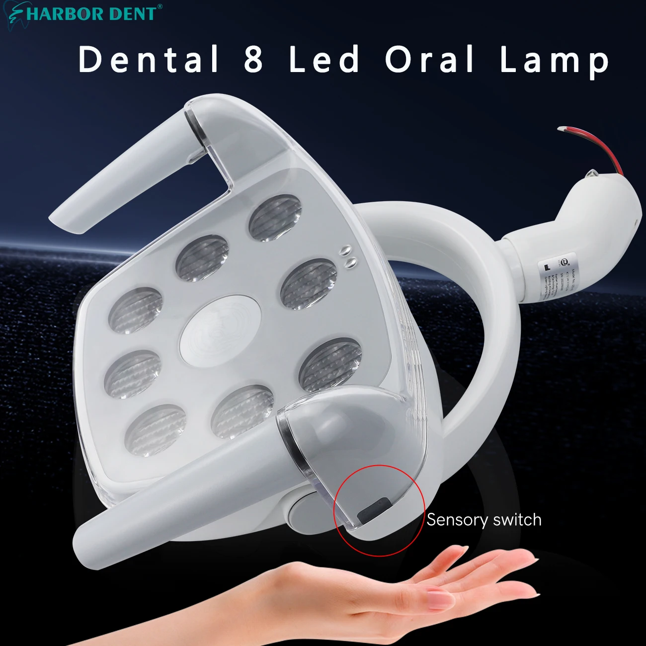 Dental 8 Led Oral Lamp Dentist Operation Light Adjustable Color