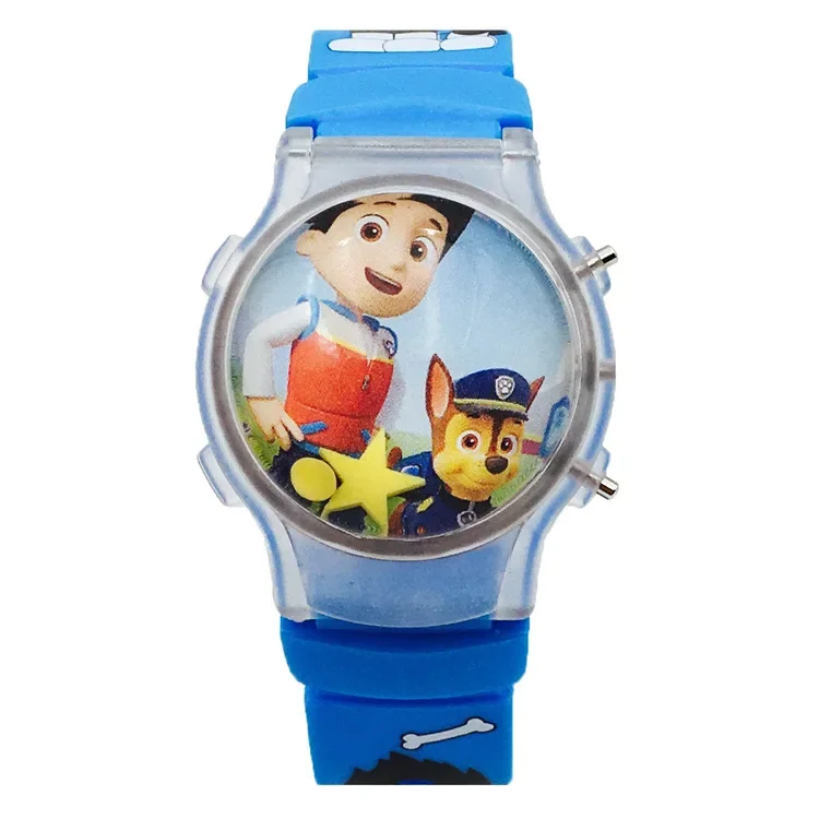 Vendita Calda Paw Patrol Team Orologio Per Bambini Ragazzi E Ragazze Giocattolo Per Cani Torcia Nightlight Water Ball Cartoon Electronic Watch
