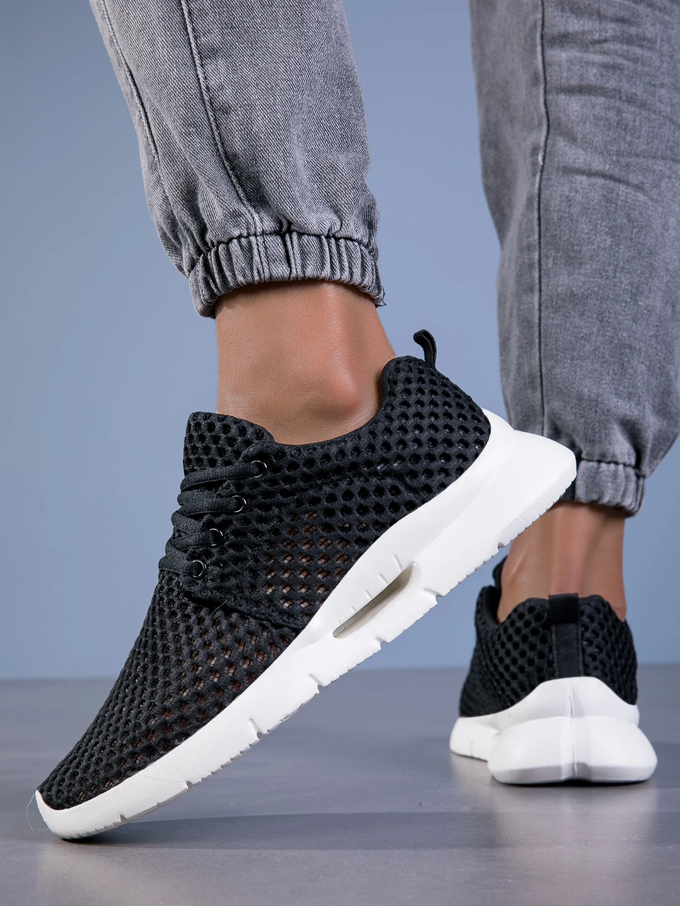 Chaussures de marche décontractées et confortables en maille respirante pour hommes_voghion.com