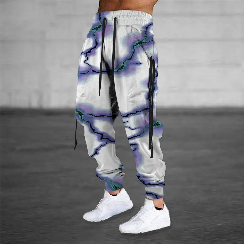 Man Official 3D Pocket Tie Dye Cargo Pants