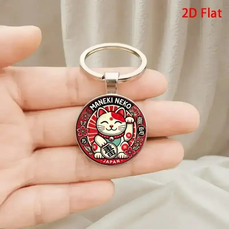 CALLARON Lot De 2 Porte-clés En Alliage à Suspendre En Forme De Chat