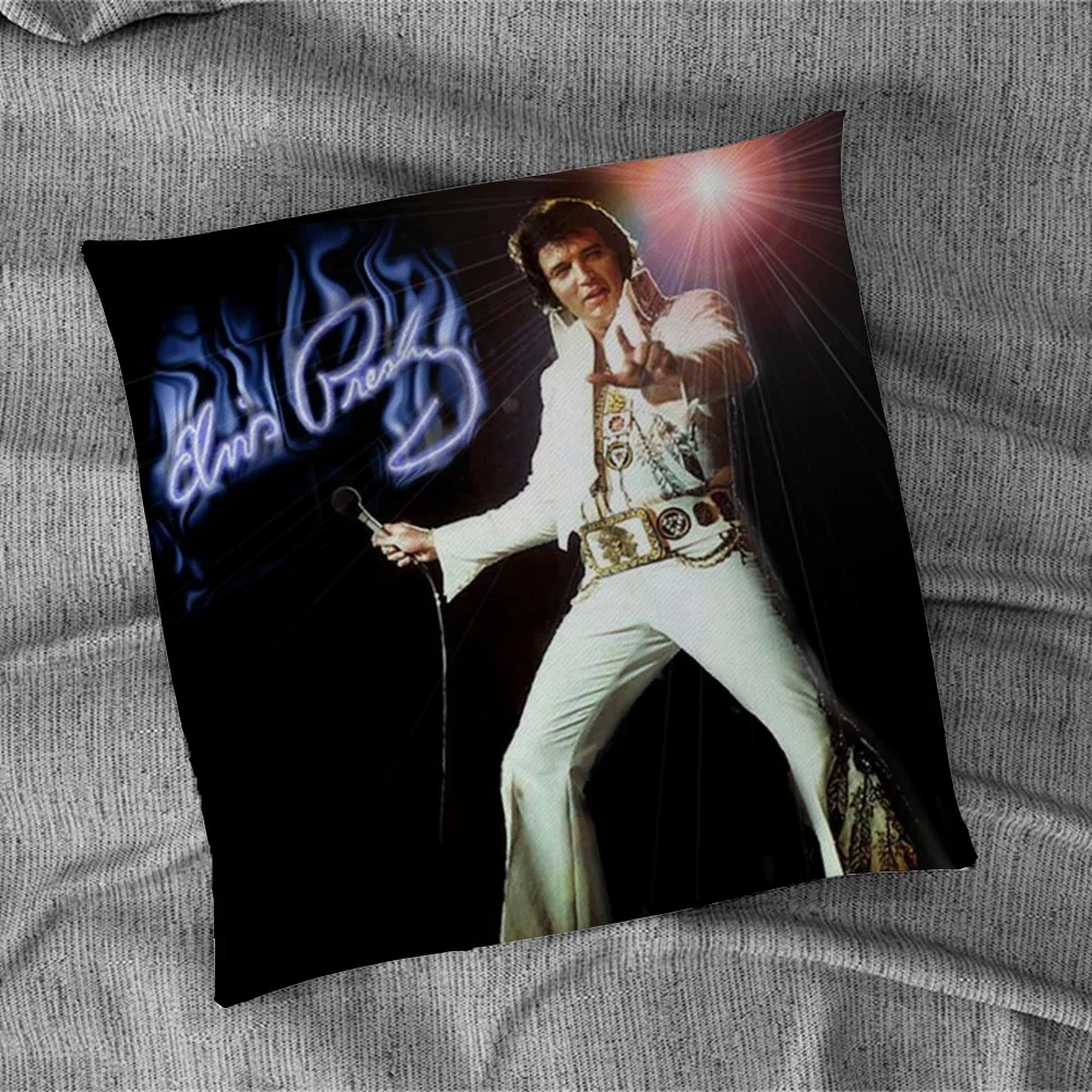 E-Elvis Cushions Decorative Pillows Sofa Lounge Chairs Pillowcase 45*45 Body Pillow Cover 45x45 Chair Cushion Short Plush