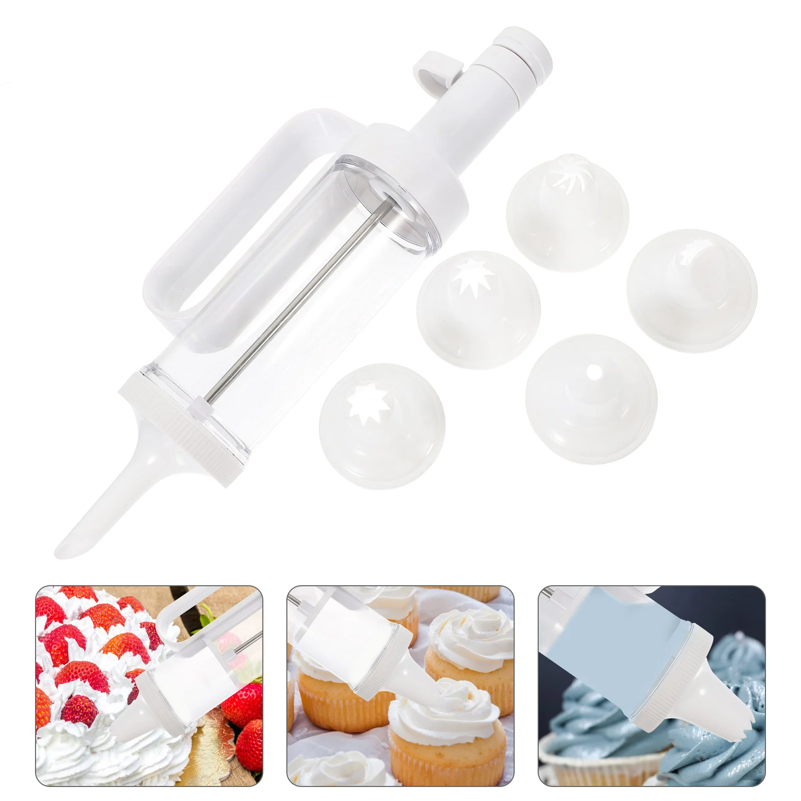 

1 Set of Cake Icing Tools Cake Decorating Tool Pastry Biscuit Piping Maker Kit
