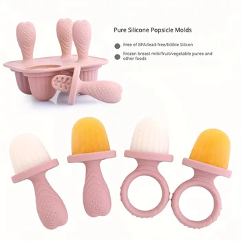 Baby Silicone Freezer Mold Set 1