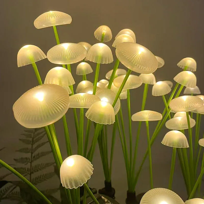 Waterproof Solar LED Mushroom Garden Lights for Outdoor Pathway and Yard Decor