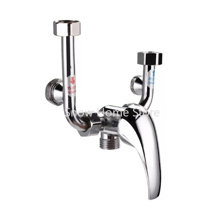 U-bend Electric Water Heater Mixing Valve Open Installation Hot And Cold  Switch Shower Faucet Inlet Pipe Fittings - AliExpress