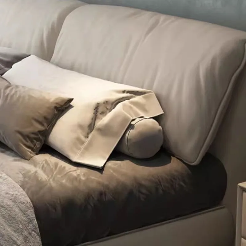 Design Hotel Beds Wood Floor Upholstered Modern Living Room Luxury Sheets Japanese Beauty Camas Infantiles Home Furniture