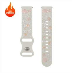 Engraved Silicone Wristband - Adjustable Strap in Multiple Sizes - 18mm (PApricot)