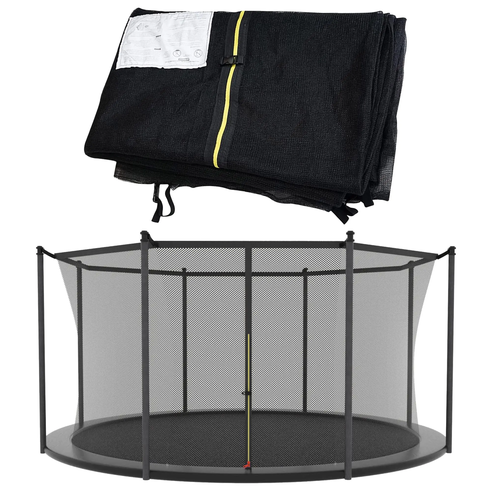 Description Picture 5 of itemReplacement Trampoline Safety Net Enclosure for Round Frame Trampolines, Breathable and Weather-Resistant Trampoline Net