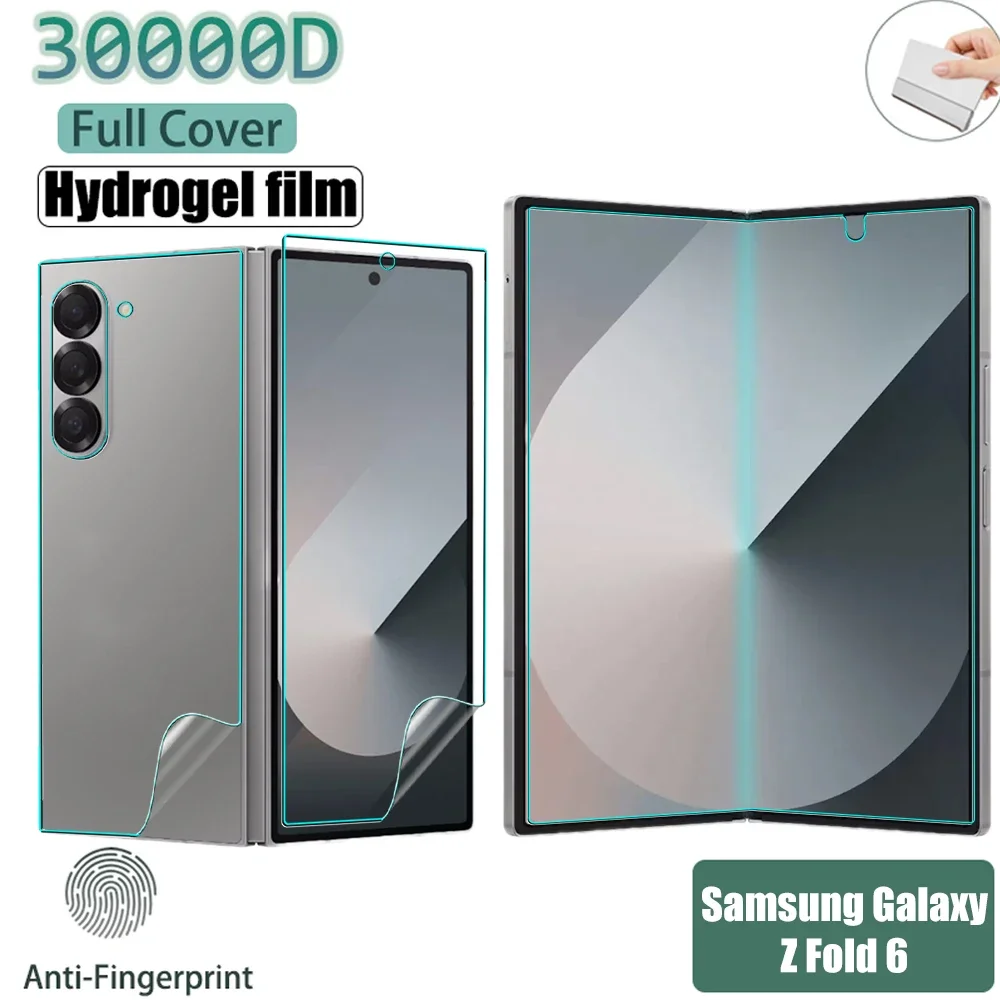 Hydrogel Film for Samsung Z Fold 6 Fold4 5 6 7 HD Soft Front Back Inner Screen Protector for Samsung Galaxy ZFold 7 6 Not Glass