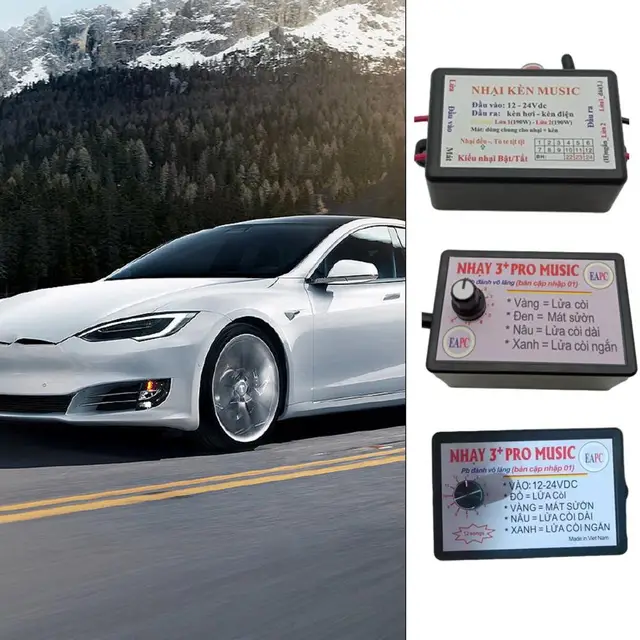 Controller Clacson Auto/Moto 25 Toni | Impermeabile IP66, DC12-24V, Con Effetti Sonori Musicali - Foto 2