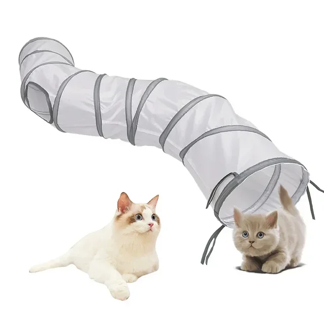 Cats Tunnel Foldable Pet Cat Toys Kitten Pet Training Interactive Fun Toy Tunnel Bored For Puppy Kitten Rabbit Play Tunnel Tube Cats Tunnel Foldable Pet Cat Toys Kitten Pet Training Interactive Fun Toy Tunnel Bored For Puppy Kitten Rabbit Play Tunnel Tube