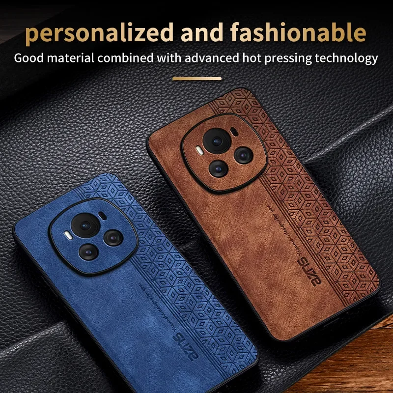 Luxury Leather Business Elite Shockproof Cell Phone Case - Protective Phone Shell