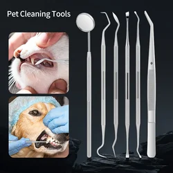Deluxe Soundwave Tartar Remover Kit for Pets | Professional Dental Cleaning for Dogs and Cats | Teeth Cleaning Solution (6pcs)