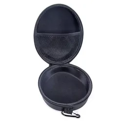 EVA Hard Shell Waterproof Shockproof Headphone Storage Case with Extra Space (Black)