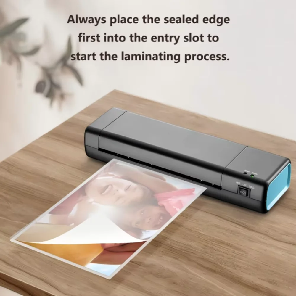 Laminating Machine A3 A4 Laminating Machine Hot Cold Mode Photo Plastic Sealing Apparatus Automatic Small Office Document Sealing Device