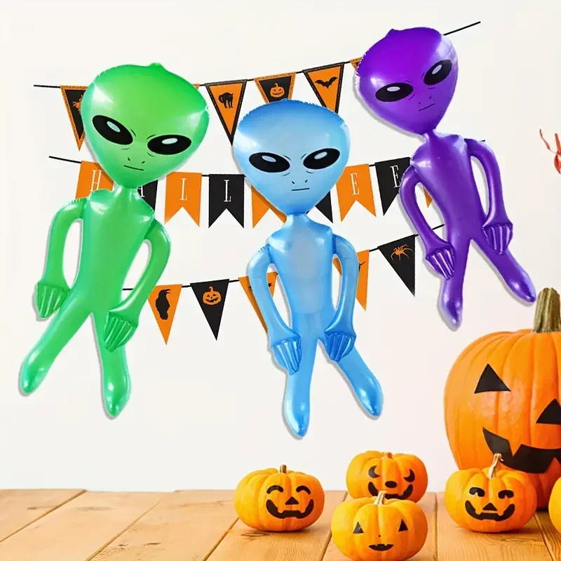 Cross-border Inflatable Alien Doll Halloween Bar Decoration Toy