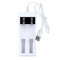 Smart LED Chargering 14500 /18650 Battery Charger Universal 2 Slot Li-ion Battery USB Charger for Rechargeable Batteries - Image 2