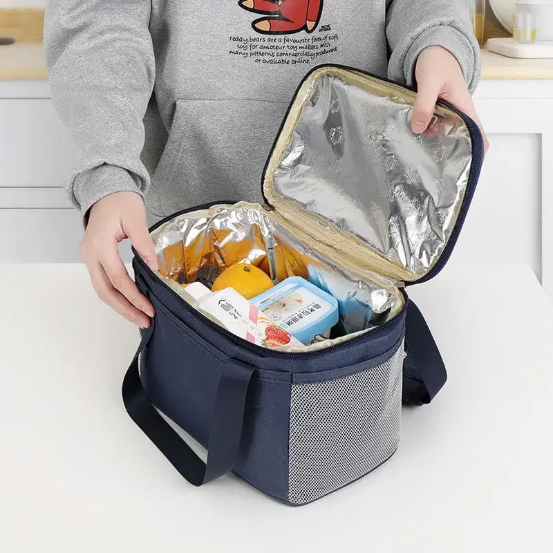 Large Capacity Cooler Bag with Hard Liner Durable Waterproof Insulated Picnic Lunch Bag Box Cooling Handbag For SUV Car Camping