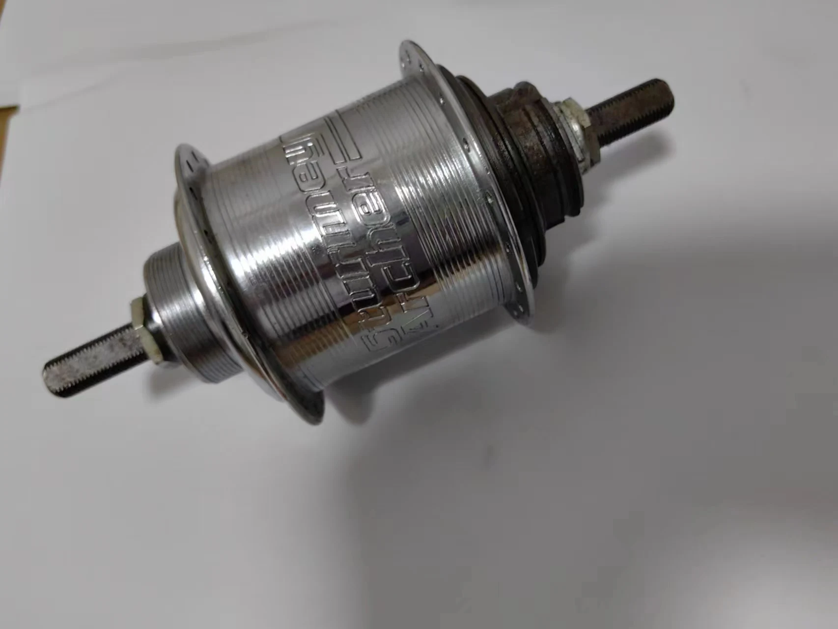 Moyeu Arrière Sturmey Archer AW 3 Vitesses - 1953 - 36 Trous - Alloy - UK