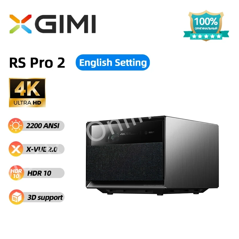 XGIMI RS Pro 2 4K Projector UHD DLP Screenless TV 2200Ansi