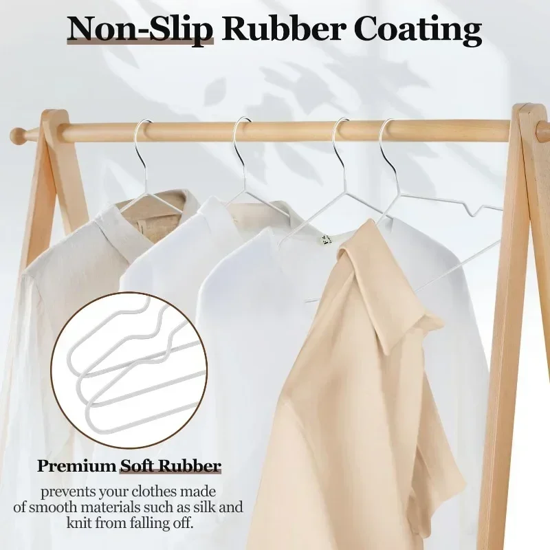 Clothes Hangers Non-slip Design Traceless Sturdy Heavy Duty Coat Durable Hangers Rack Pants Hanger