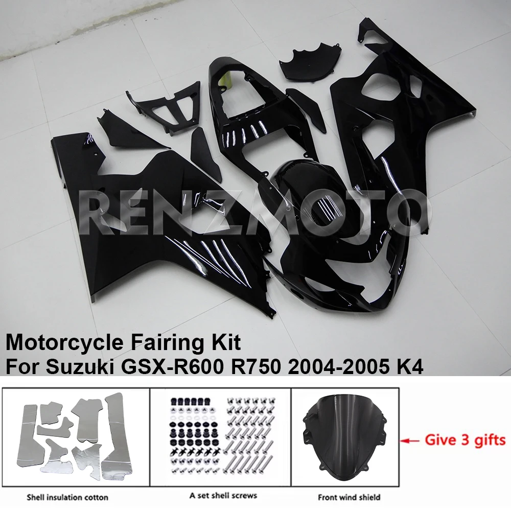 

Motorcycle Fairing Kit For Suzuki GSX-R600 R750 2004 2005 K4 K5 GSXR600750 ABS Plastic Guard Plate Accessories Shell S0604-116a