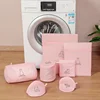 1Pcs Mesh Laundry Bag Laundry Wash Bags Coarse Net Laundry Basket Laundry Bags for Washing Machines Bra Underwear Socks Bag 3