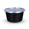 Disposable Lunch Box Black Thickened Food Packaging Box Heatable Plastic Takeout Packaging Fruit Salad Lunch Preservation Box 5