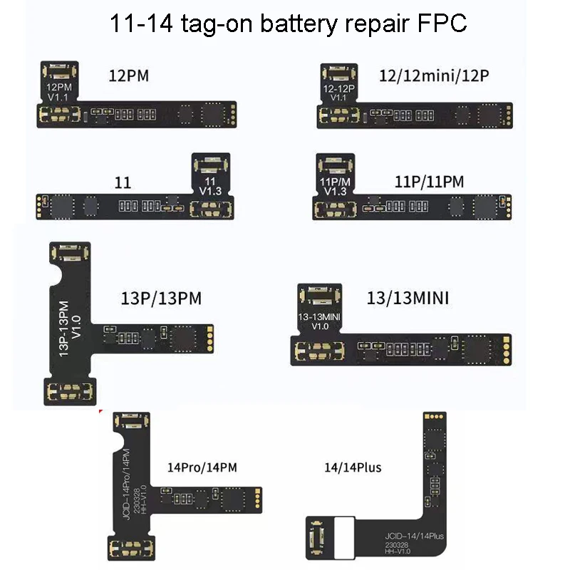 

JCID JC V1SE Battery Repair Board Flex Cable for Phone 11-14 Pro Max Battery Data Read Write Health Repair JC V1SE Battery Flex