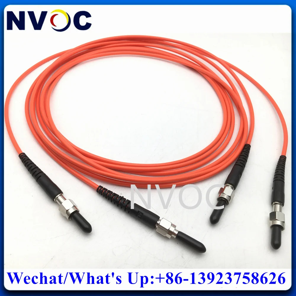 

1/2M 62.5/125 OM1 OM2 50/125 Duplex,SMA905-SMA Metal/Ceramic Ferrule 3.0mm Multimode Dual Fiber Optic Patch Cord Jumper Cable