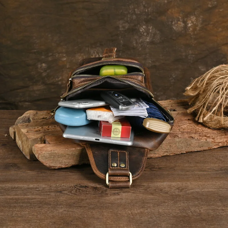 Рисунок 3 - Нагрудная сумка из 2023 натуральной кожи