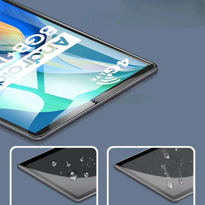 2PCS Anti Scratch Screen Protector HD Tempered Glass Screen Protector For Blackview Tab 60 80 70 50 30 Wifi Active 8 Pro Film 5