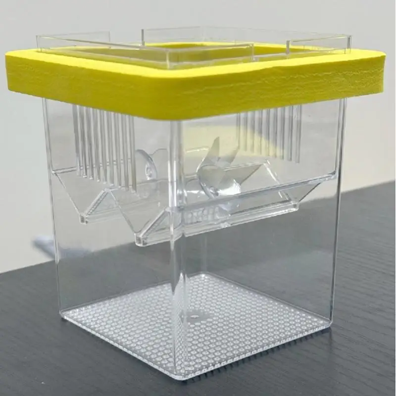 Fish Breeding Box Aquarium Fish breeding Box Durable Fish tank guppy breeding isolation box Clear Hatching Incubator For Baby Shrimp