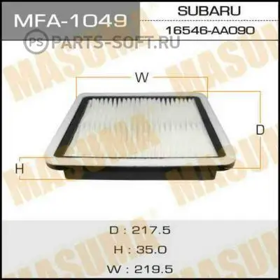 MASUMA MFA1049 MFA-1049_фильтр воздушный\ Legacy 2.0/2.5/3.0 03 | Автомобили и мотоциклы