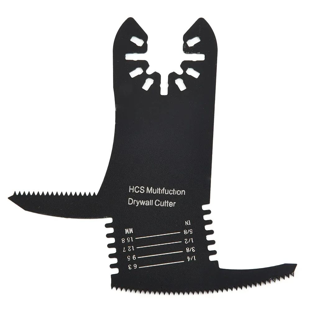 Standard Single Electrical Outlet Multi Tool Blade Piercing Tips Push Pull Cut Capabilities Reflect Drywall Thickness Can Lights