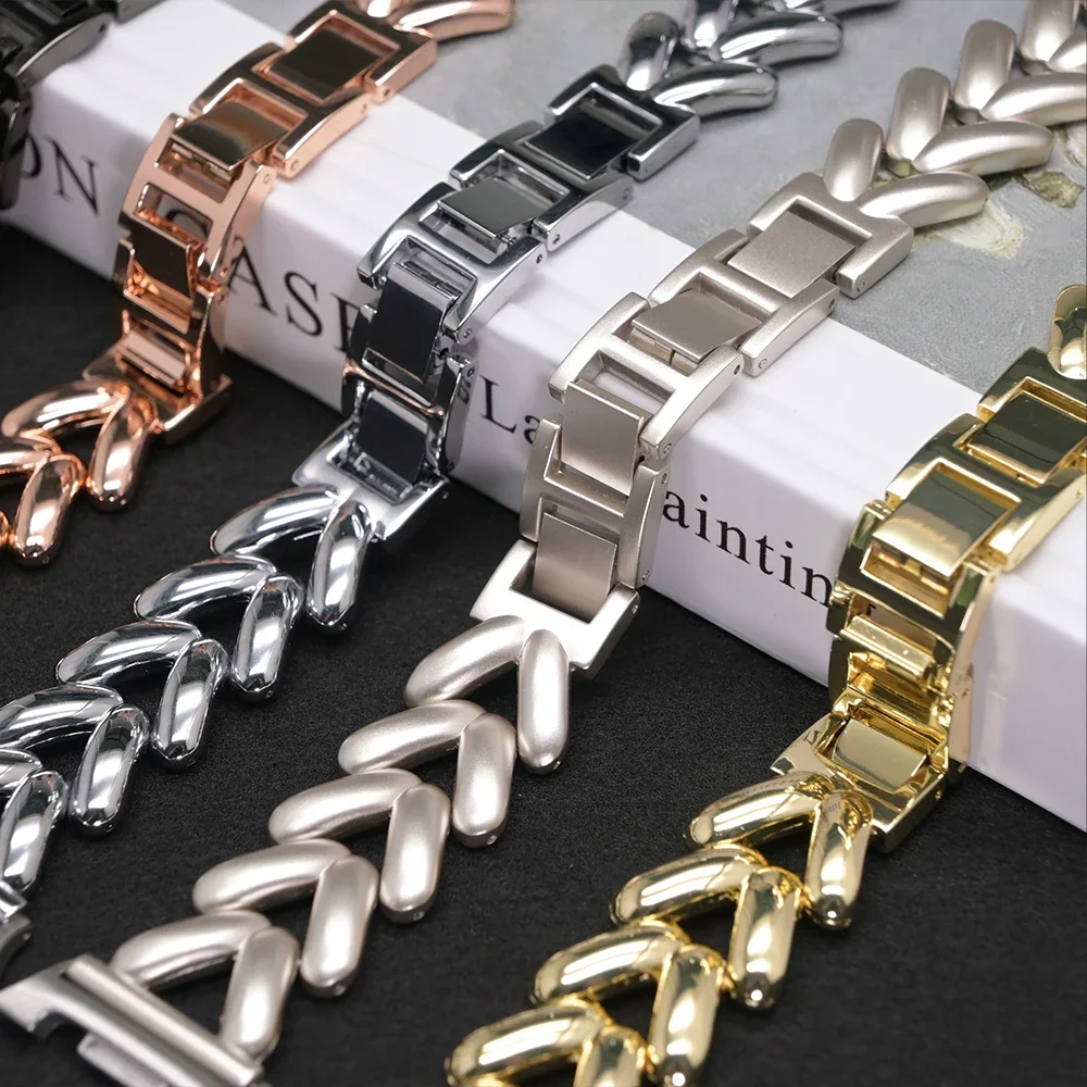 Elegant Stainless Steel Bracelet for Women - Premium Watch Band Replacement